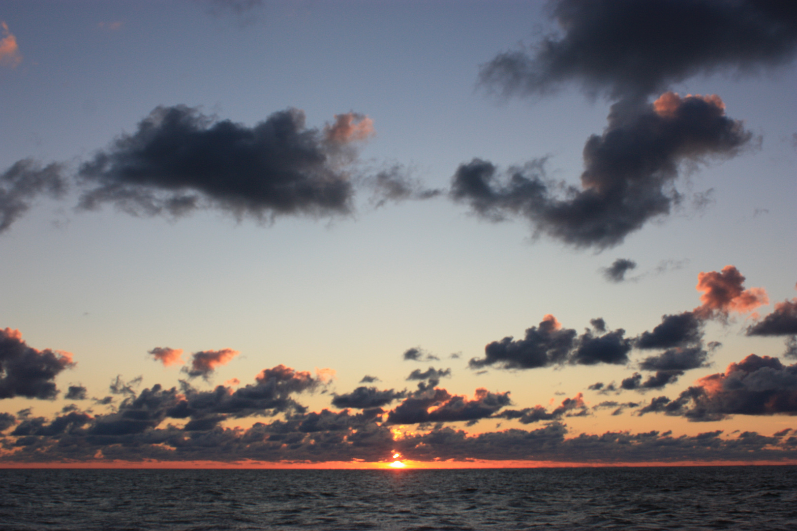 Sonnenuntergang vor Ustka