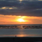 Sonnenuntergang vor Utersum auf Föhr