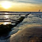 Sonnenuntergang vor Westerland