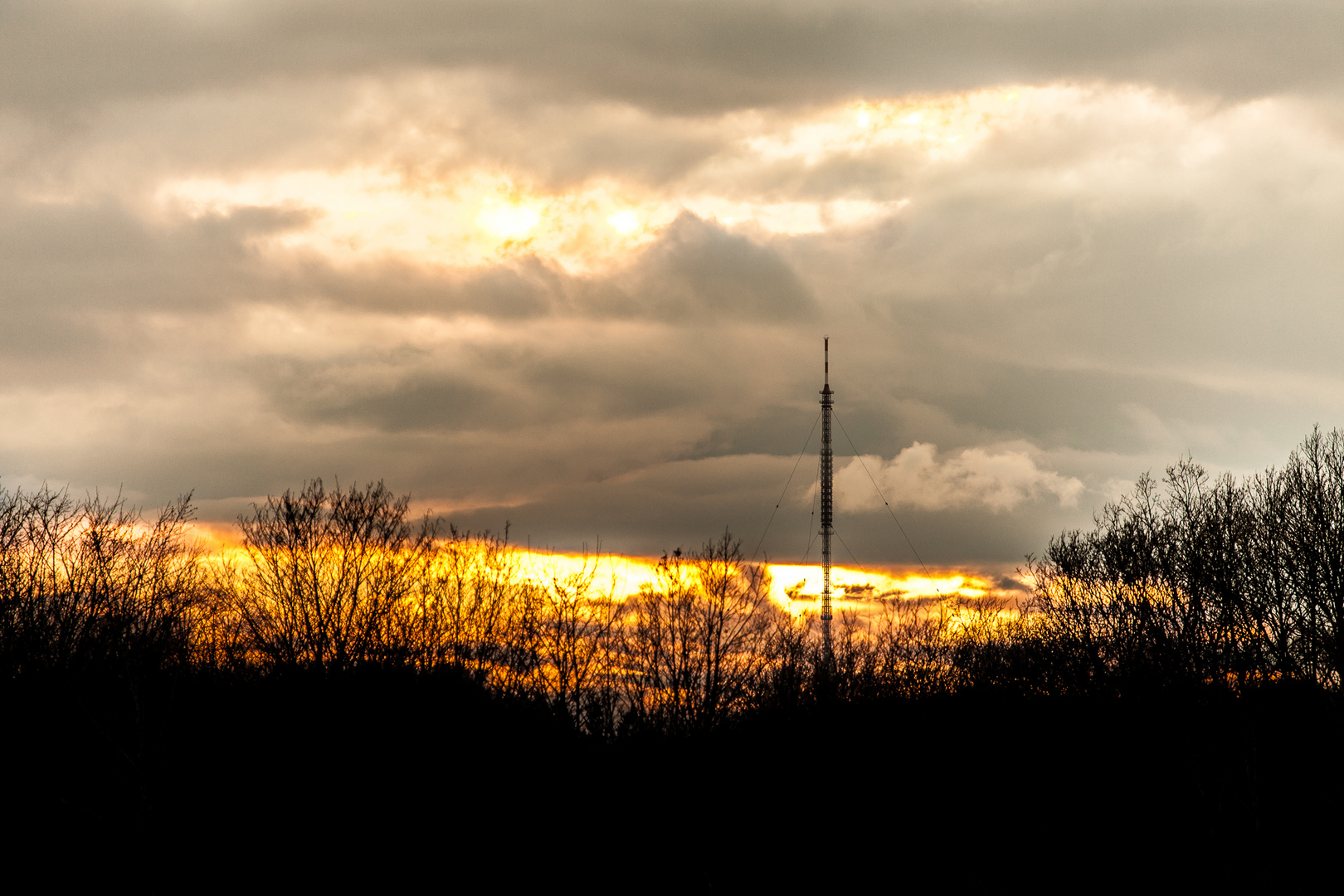 Sonnenuntergang vorm Funkturm