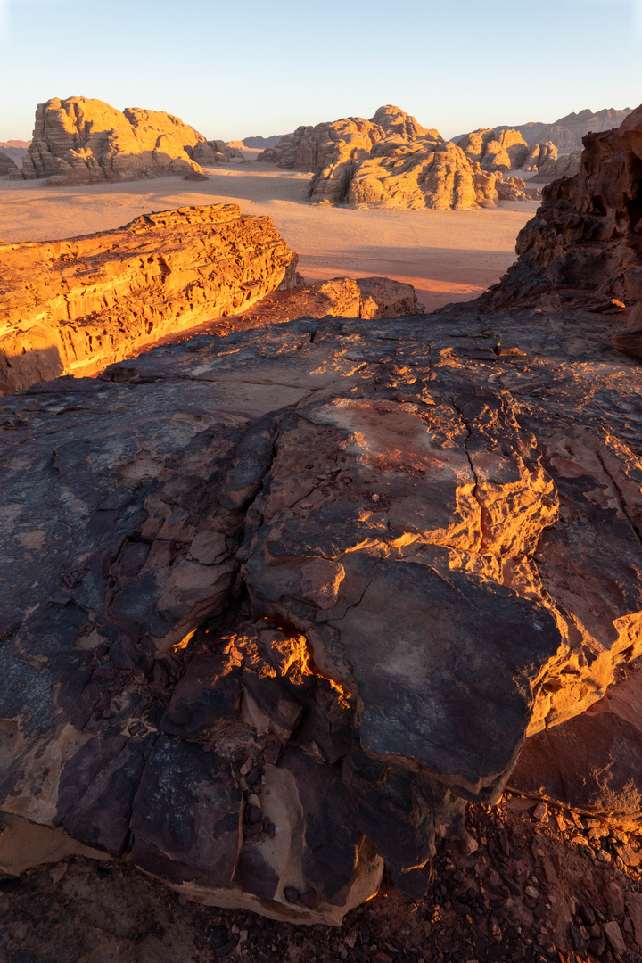 Sonnenuntergang Wadi Rum Jordanien
