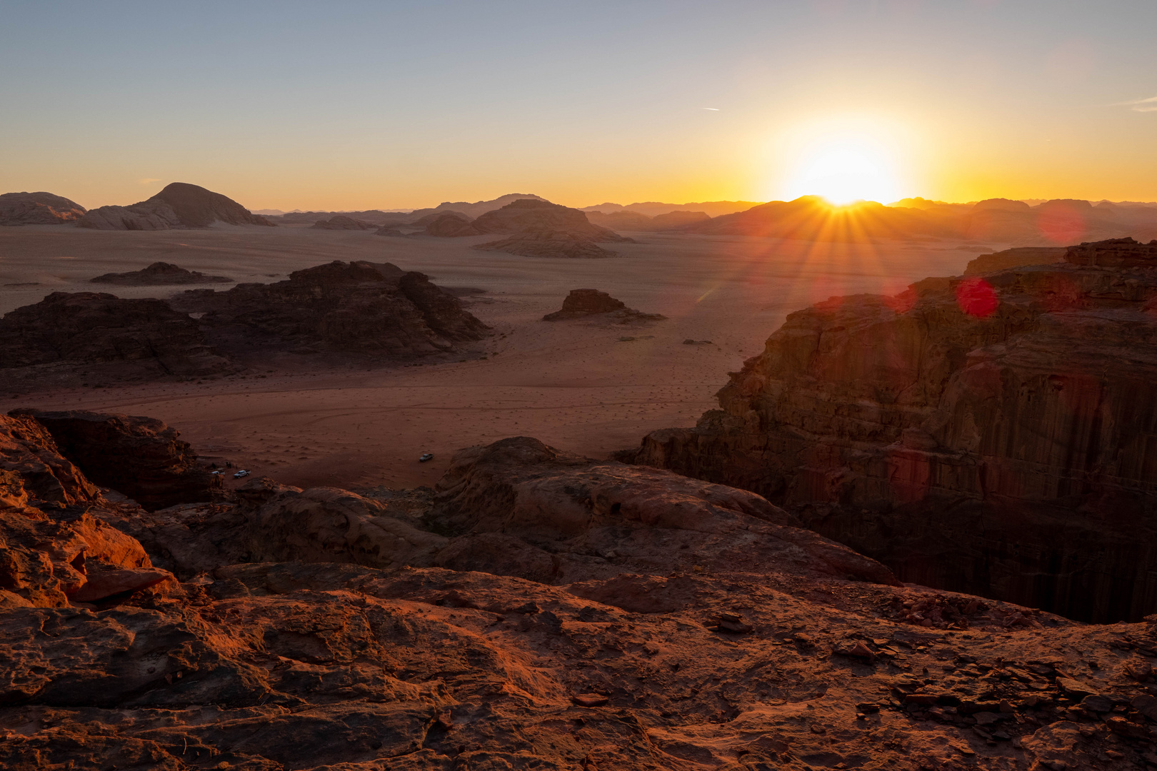 Sonnenuntergang Wadi Rum Jordanien