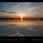 Sonnenuntergang Waginger See