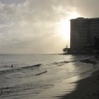 Sonnenuntergang Waikiki Beach