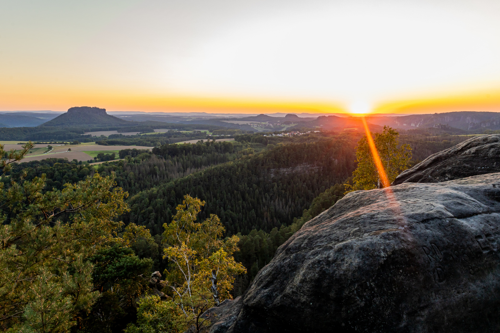 Sonnenuntergang Waitzdorfer Aussicht