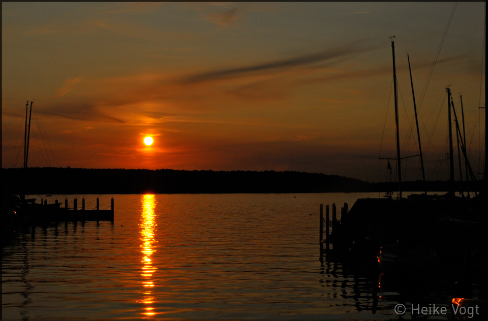 Sonnenuntergang Wannsee