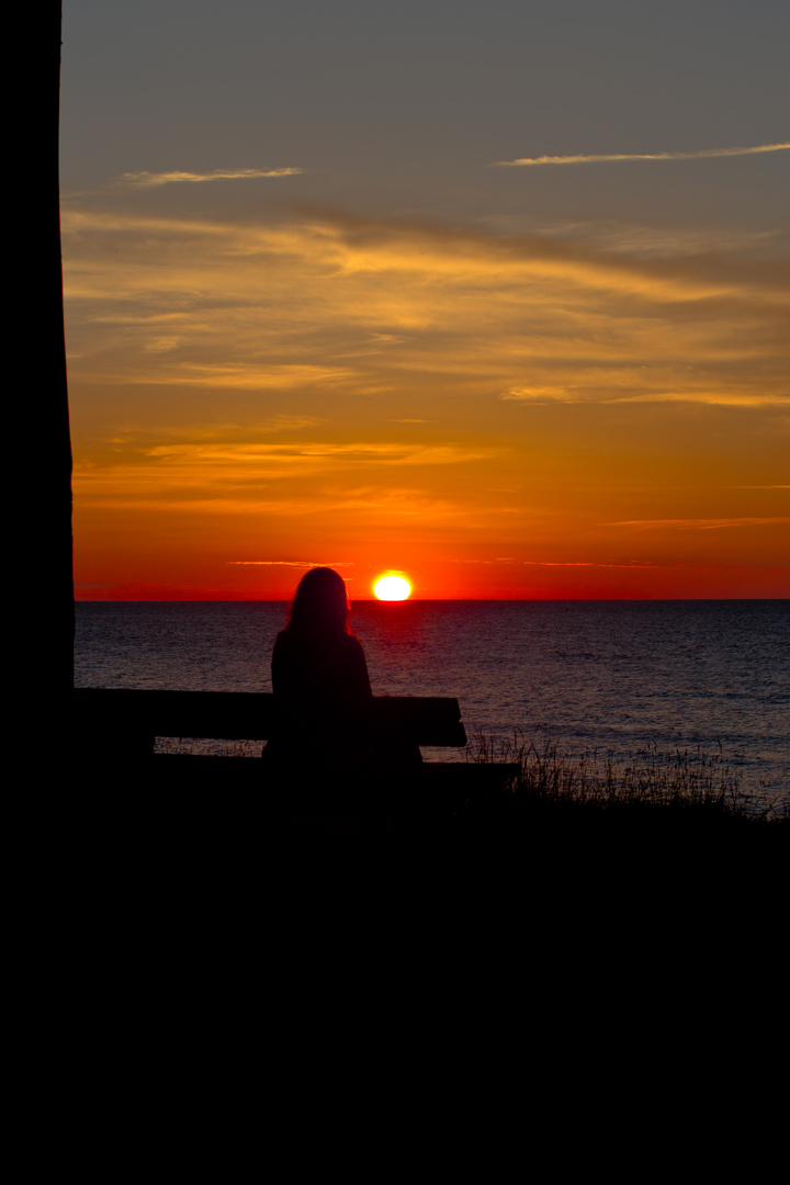 Sonnenuntergang Warnemünde