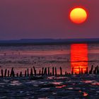 Sonnenuntergang Wattenmeer