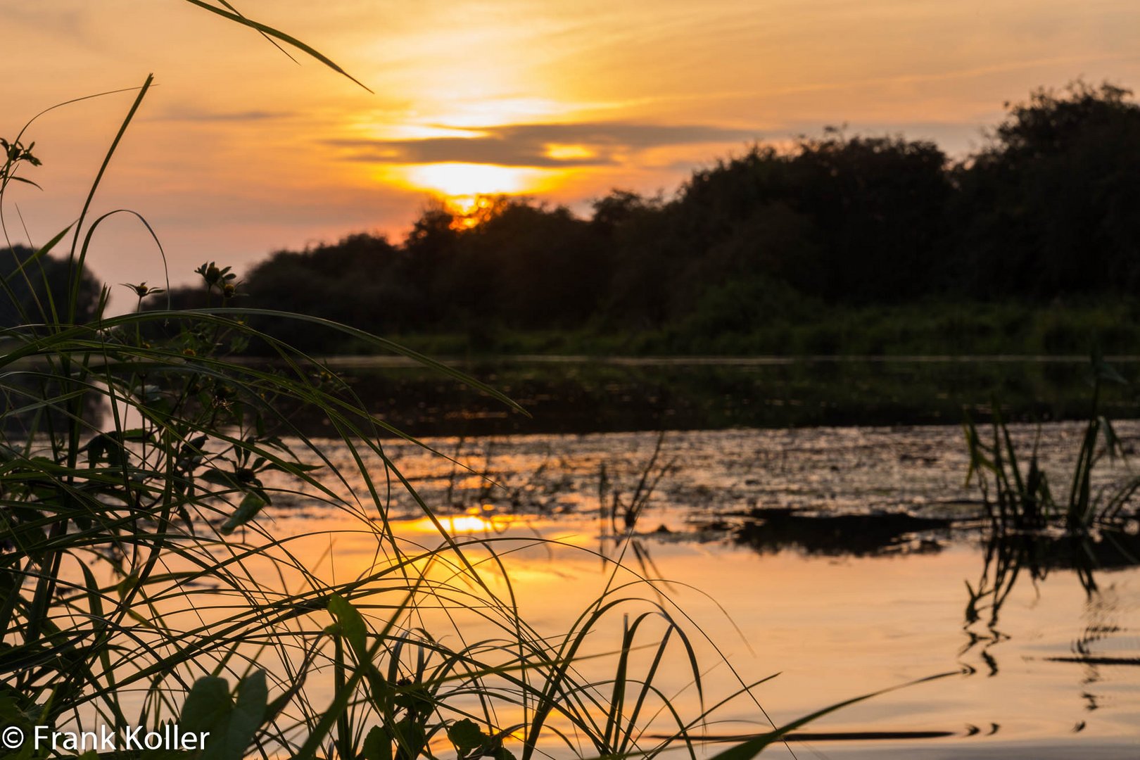 Sonnenuntergang Wellier Schleife