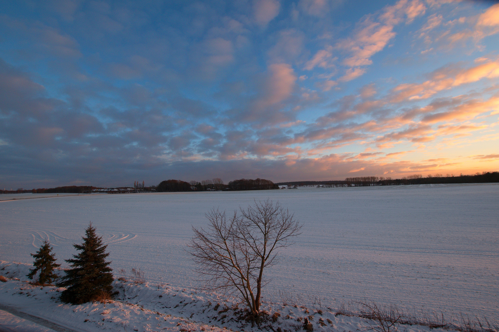 Sonnenuntergang (Wendisch Evern)