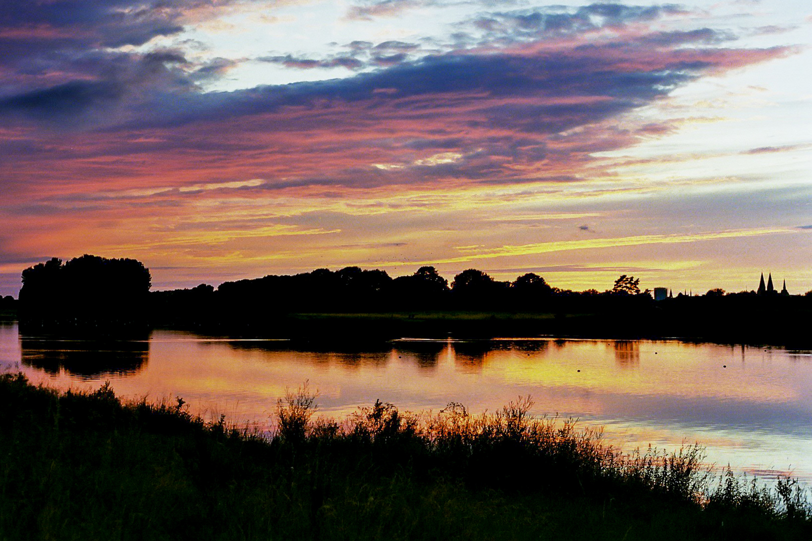 Sonnenuntergang Werdersee