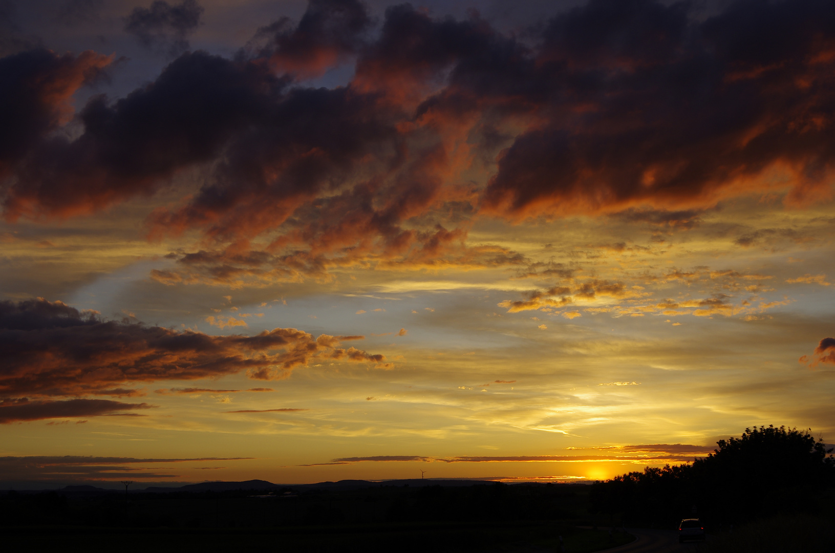 Sonnenuntergang wernau