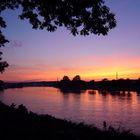 Sonnenuntergang - Weser