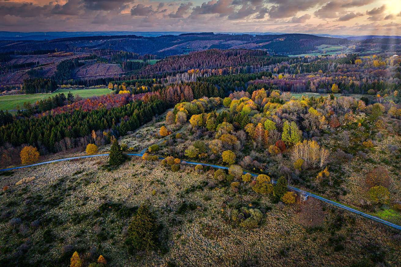 Sonnenuntergang Westerwald