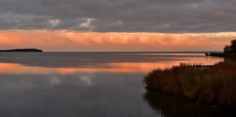 Sonnenuntergang westlich von Lauterbach....