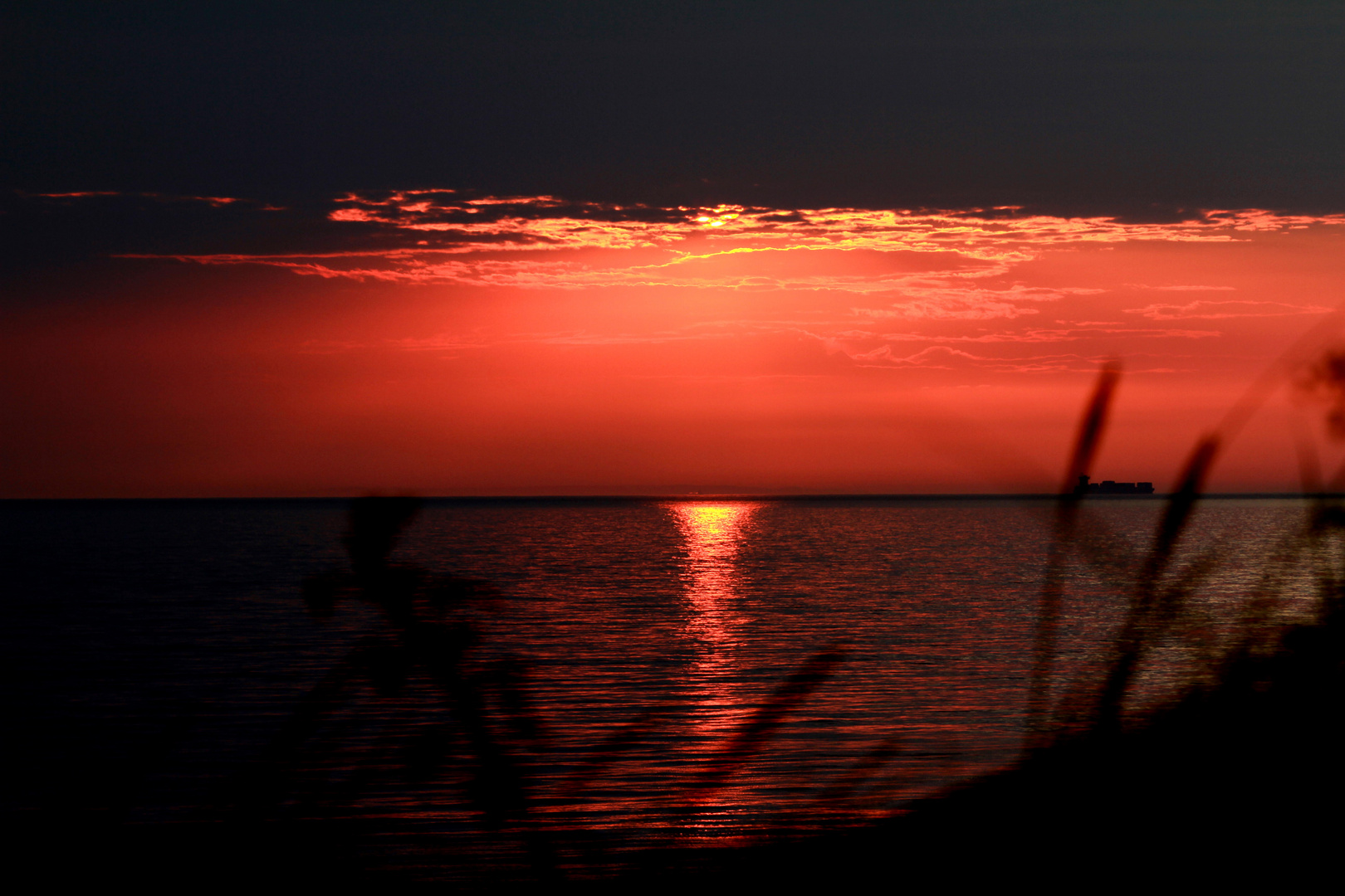 °°°° Sonnenuntergang westlich von Rügen...°°°°