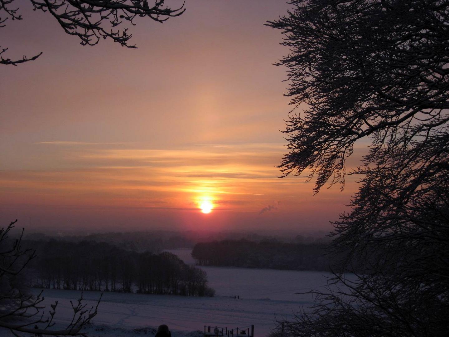 Sonnenuntergang Weyerberg Worpswede