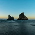 Sonnenuntergang Wharariki Beach