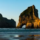 Sonnenuntergang Wharariki Beach