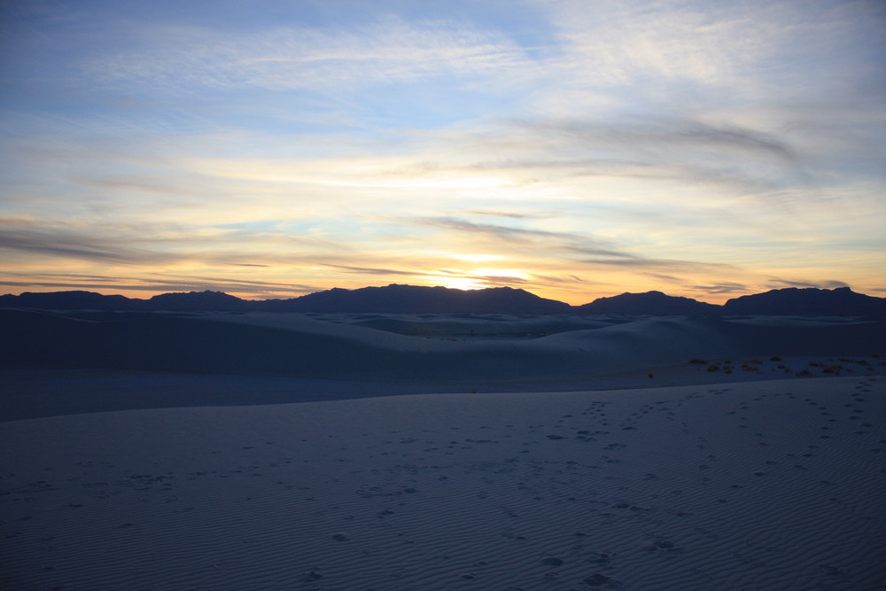 Sonnenuntergang White sands die zweite