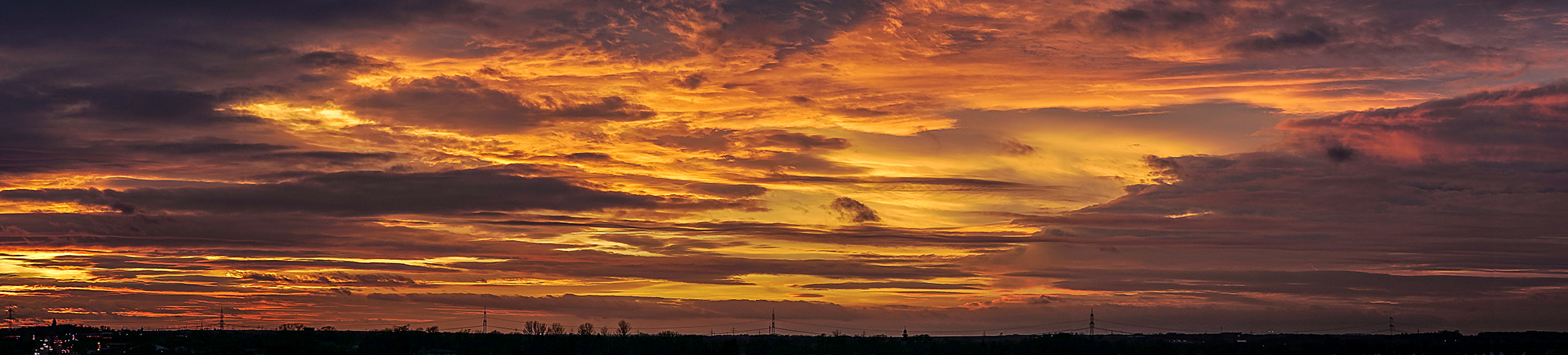 Sonnenuntergang wie im Märchen