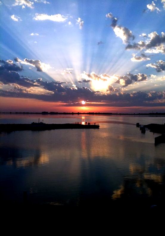 Sonnenuntergang Wiek (Insel Rügen)