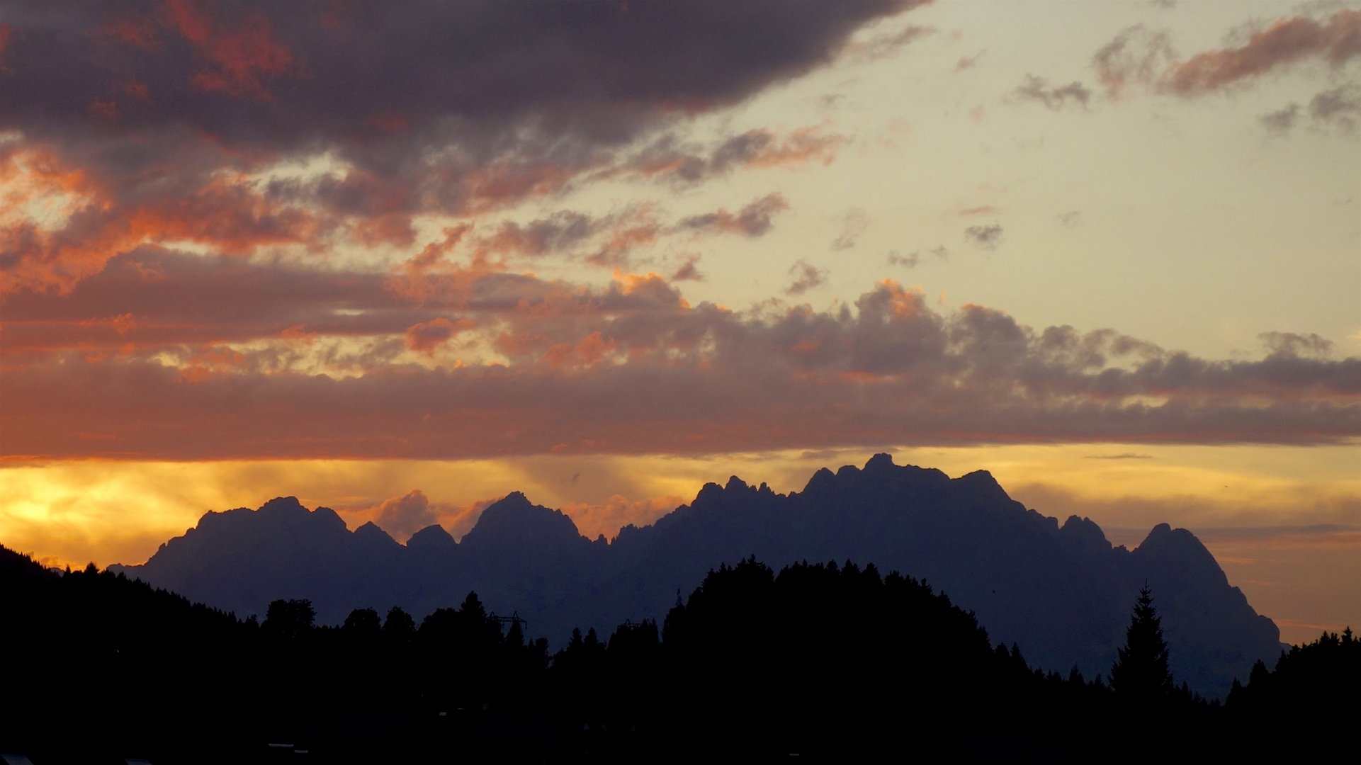 Sonnenuntergang Wilder Kaiser