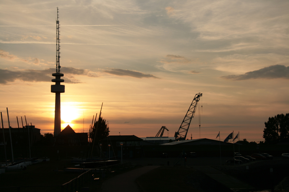 Sonnenuntergang Wilhelmshaven