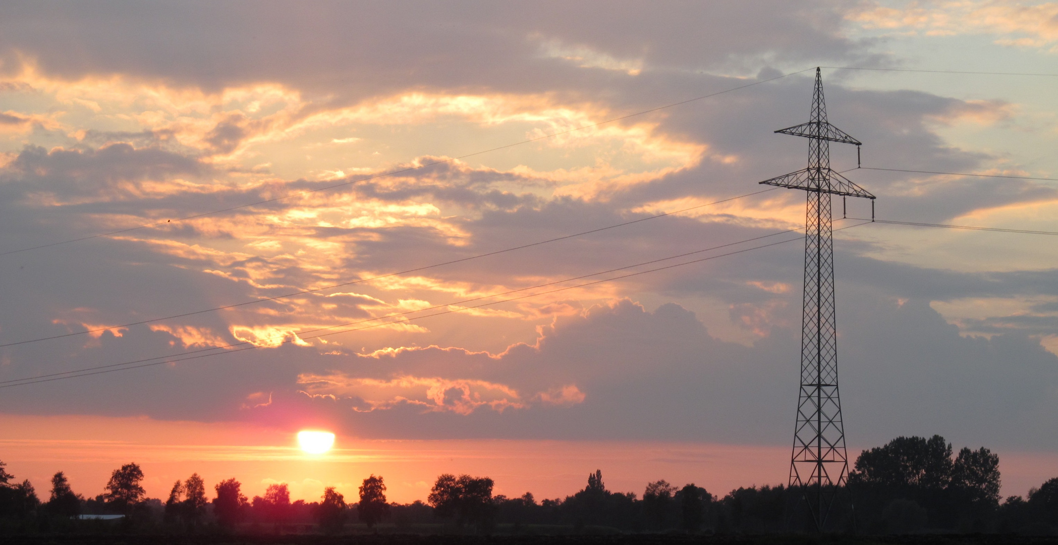 Sonnenuntergang Wolfsbrucher Moor ...