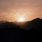 Sonnenuntergang Wüste Sinai