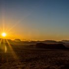 Sonnenuntergang - Wüste Wadi Rum