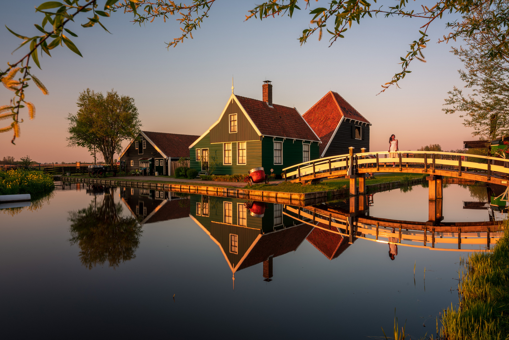 Sonnenuntergang Zaanse Schans