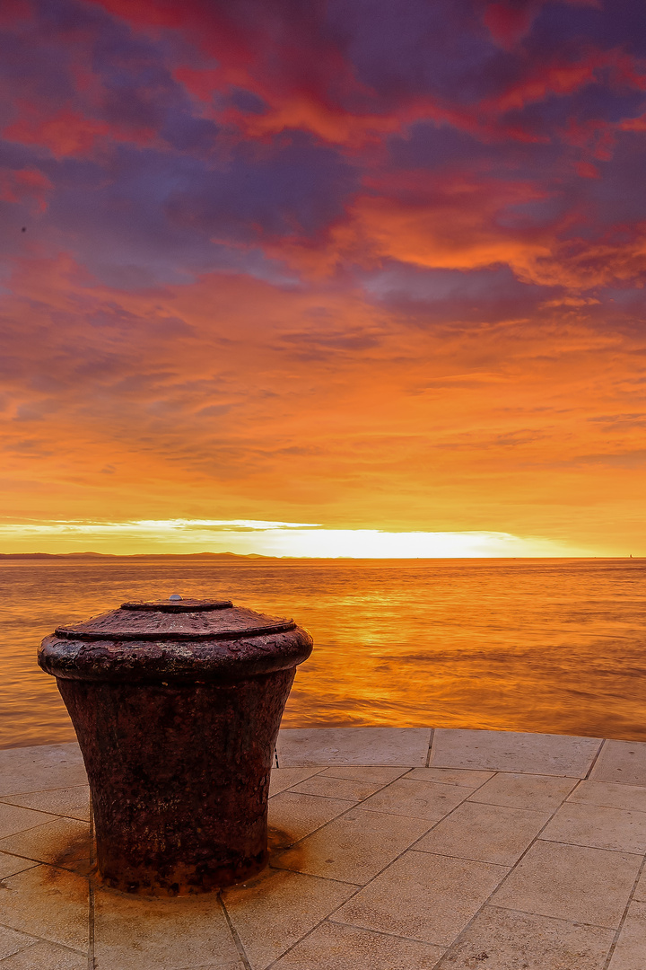 - Sonnenuntergang Zadar -