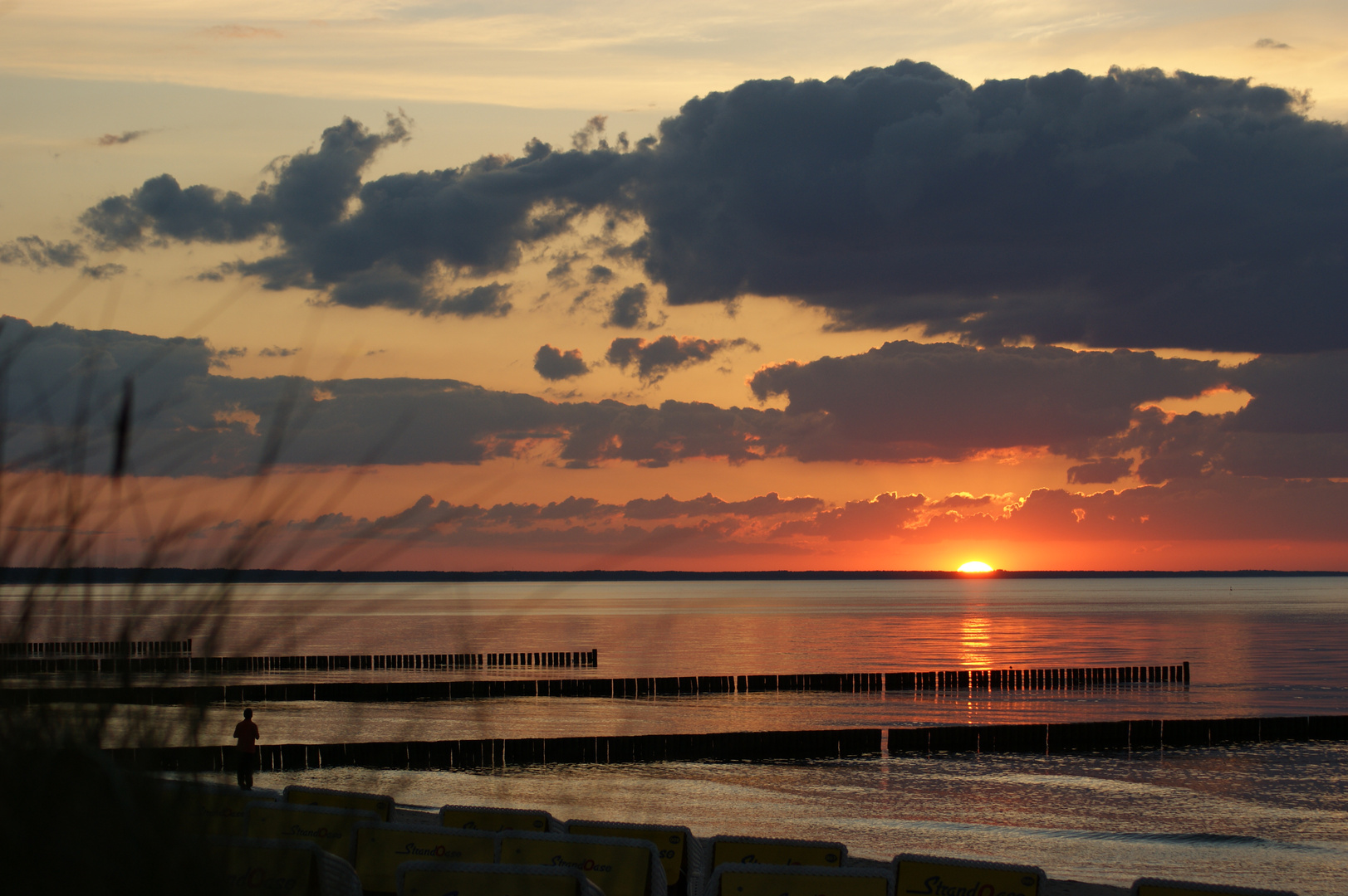 Sonnenuntergang Zempin auf Usedom