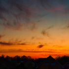 Sonnenuntergang zu Hause