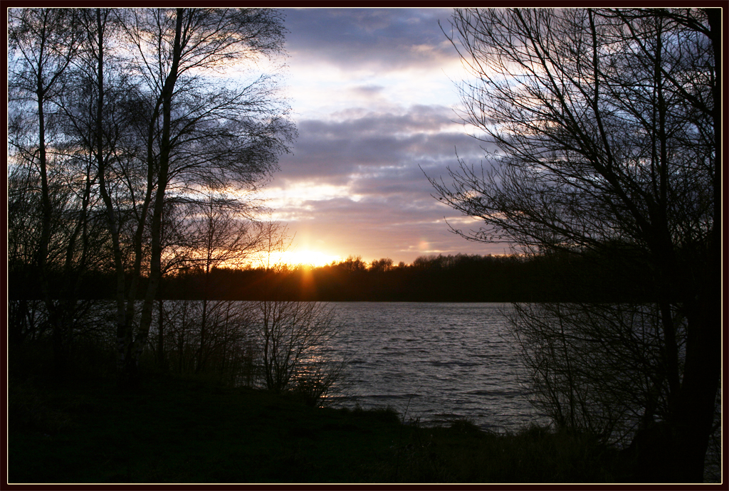 Sonnenuntergang zu Weihnachten