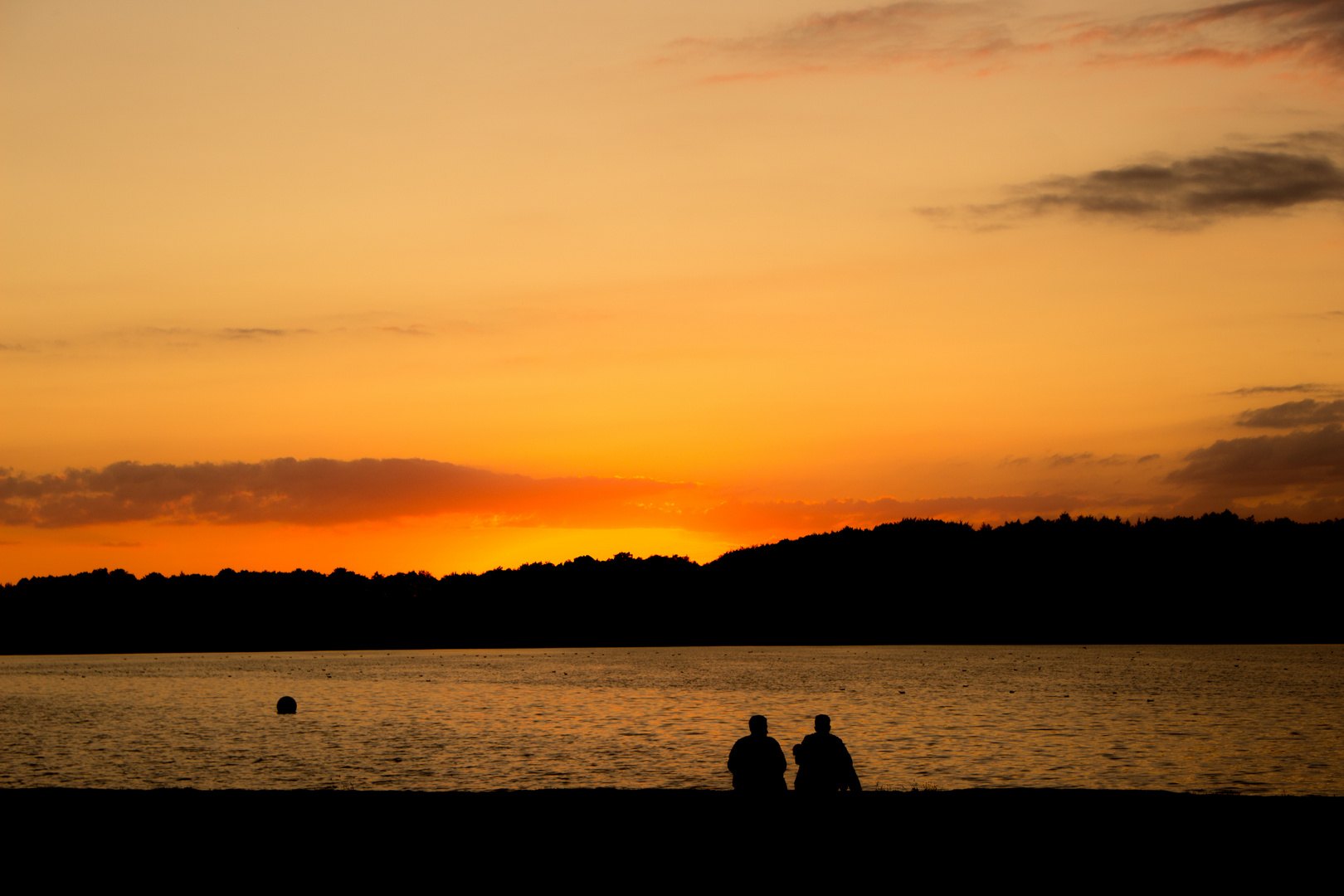 Sonnenuntergang zu zweit