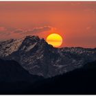 Sonnenuntergang Zugspitze