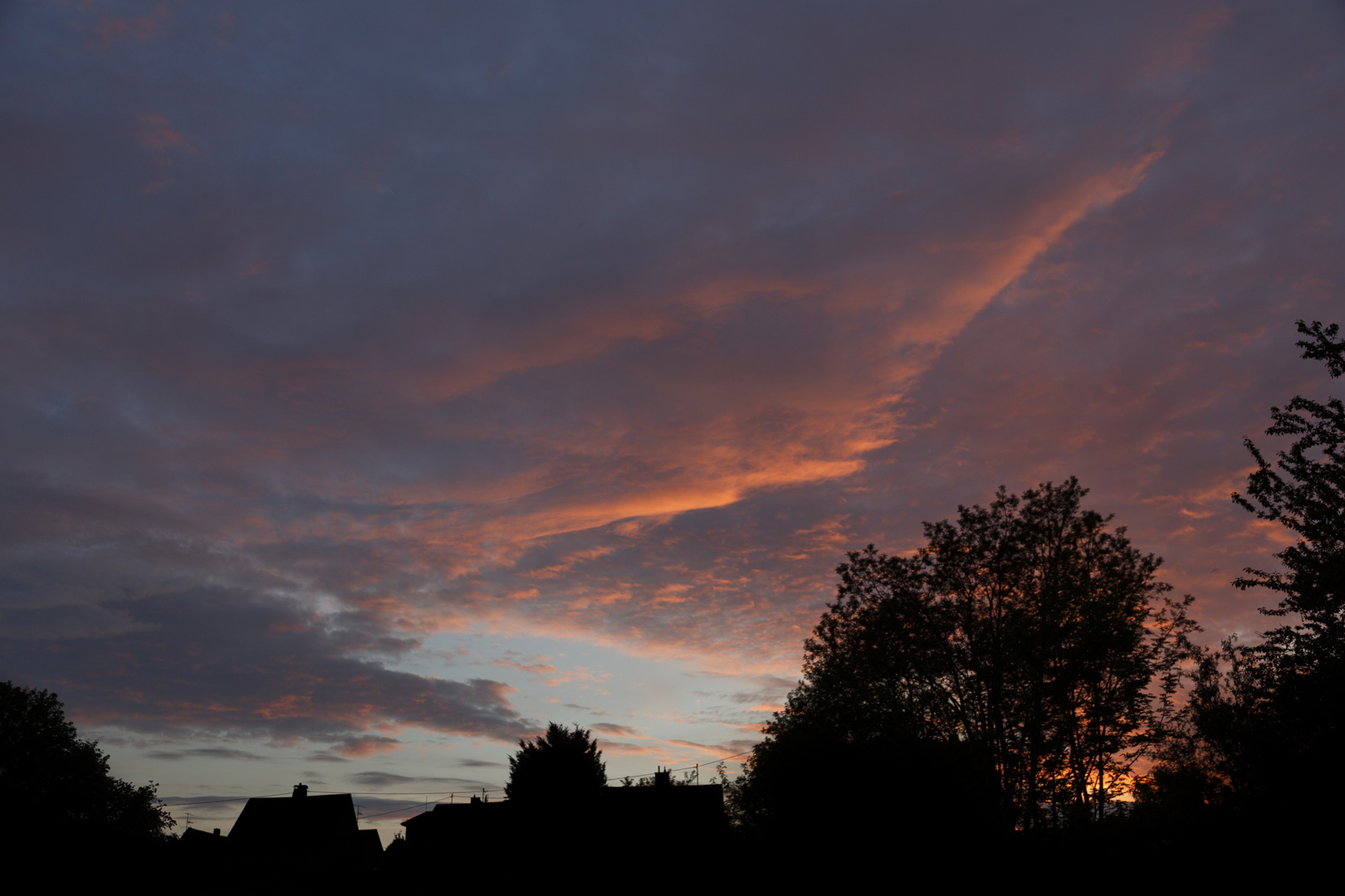 Sonnenuntergang Zuhause