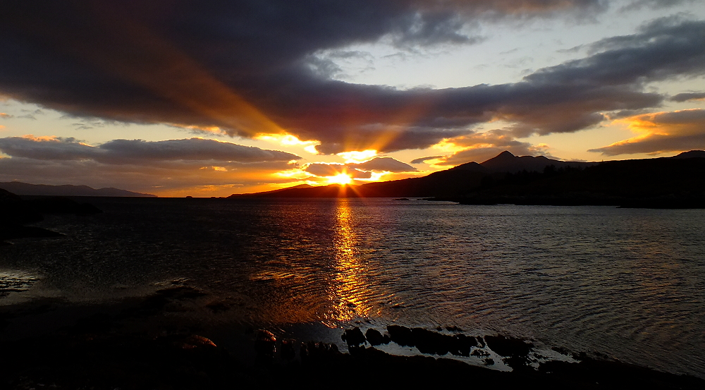 Sonnenuntergang zum Abschied