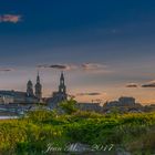 Sonnenuntergang zum Dresdner Stadtfest 2017