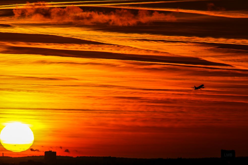 Sonnenuntergang zur Kaffeezeit