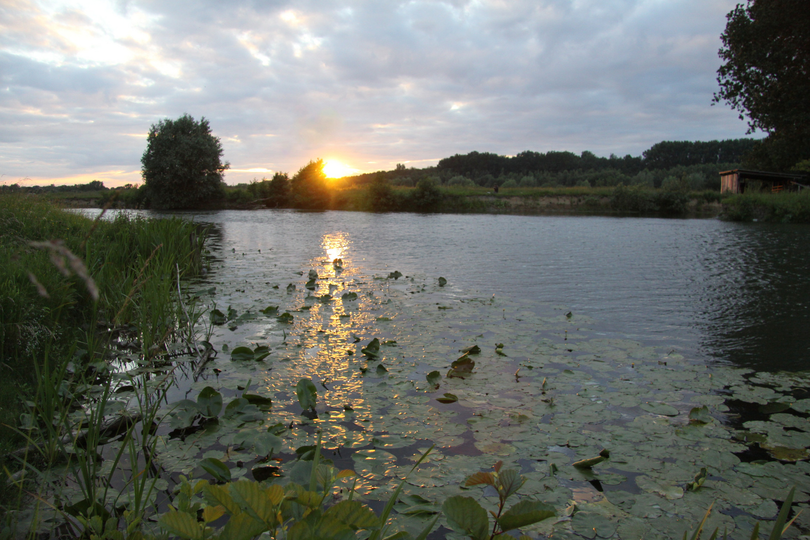 Sonnenuntergang zur Sonnwend