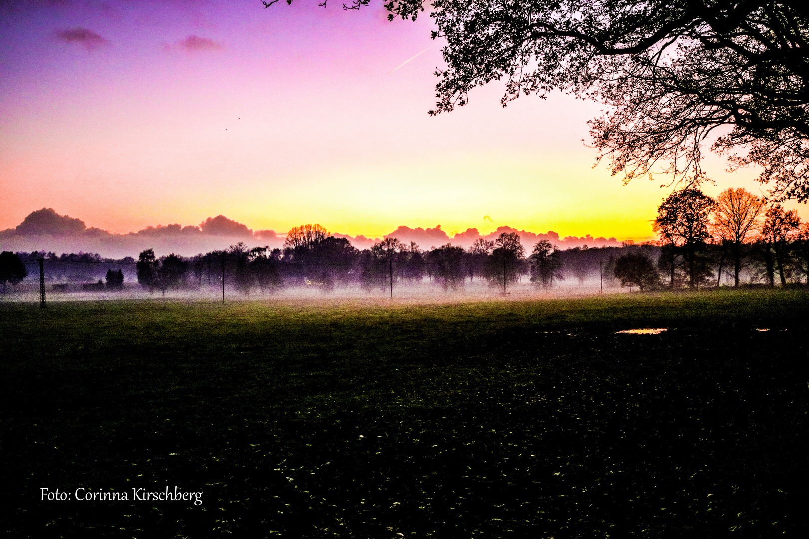 Sonnenuntergang zwischen Oer-Erkenschwick und Sinsen 03.12.2019 Teil 2