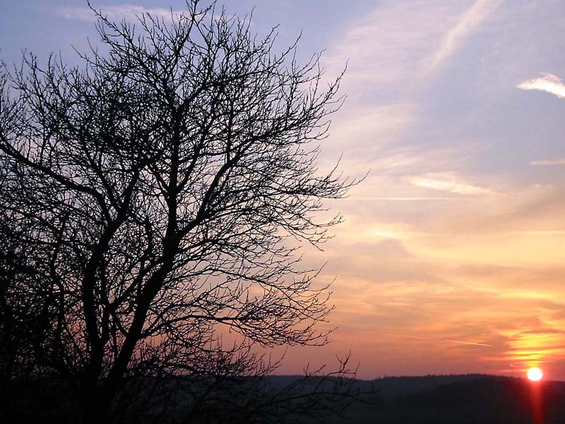 Sonnenuntergang_2 im Westerwald