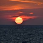 Sonnenuntergangs am Ionischen Meer