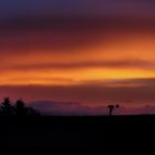 Sonnenuntergangs Panorama am Niederrhein