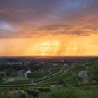 Sonnenuntergangsgewitter