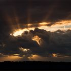 Sonnenuntergangsgewitter