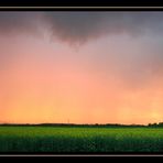 Sonnenuntergangsgewitter